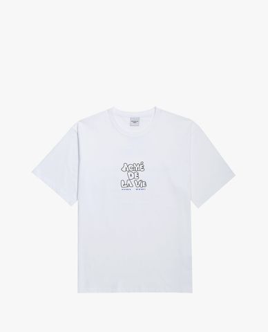  ADLV - Áo thun ngắn tay cổ tròn Embossing Logo 