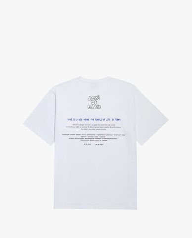  ADLV - Áo thun ngắn tay cổ tròn Embossing Logo 