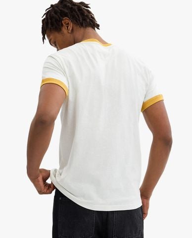  COACH - Áo thun nam cổ tròn tay ngắn Roadside Ringer 