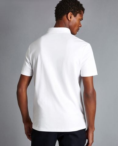  CHARLES TYRWHITT - Áo polo nam tay ngắn Smart Jersey 