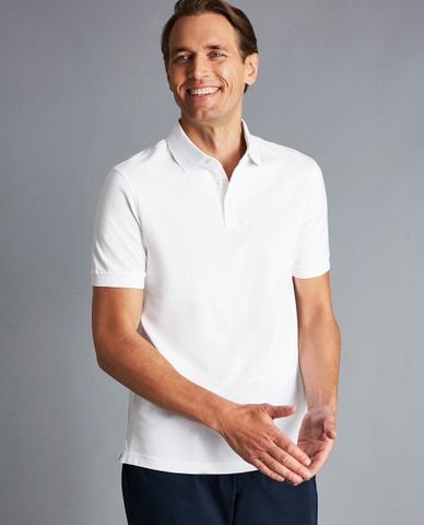 CHARLES TYRWHITT - Áo polo nam tay ngắn Tyrwhitt Pique 