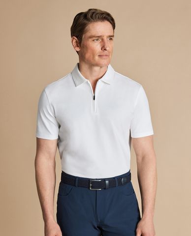  CHARLES TYRWHITT - Áo polo nam cổ bẻ tay ngắn Performance 