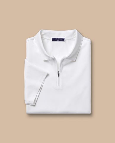  CHARLES TYRWHITT - Áo polo nam cổ bẻ tay ngắn Performance 