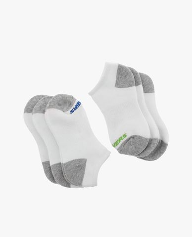  SKECHERS - Set 6 đôi vớ cổ thấp No Show Full Terry 