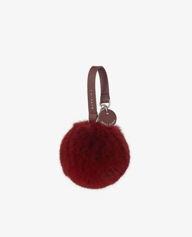  Marhen.J - Móc khóa túi hình tròn Cotton Candy Fur Charm 