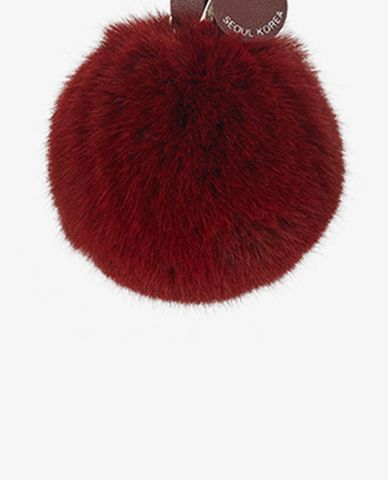  Marhen.J - Móc khóa túi hình tròn Cotton Candy Fur Charm 