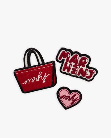  Marhen.J - Set huy hiệu cài túi xách Wappen Funny 