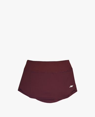  SKECHERS - Quần shorts chạy bộ nữ lưng thun phối logo thời trang 
