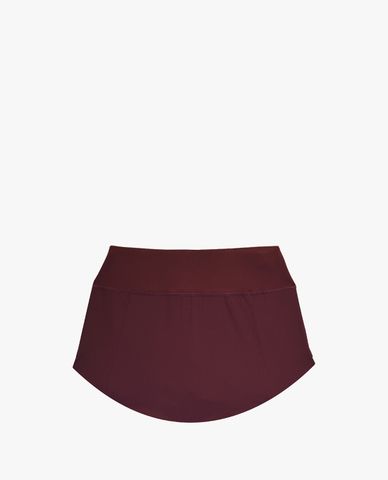  SKECHERS - Quần shorts chạy bộ nữ lưng thun phối logo thời trang 