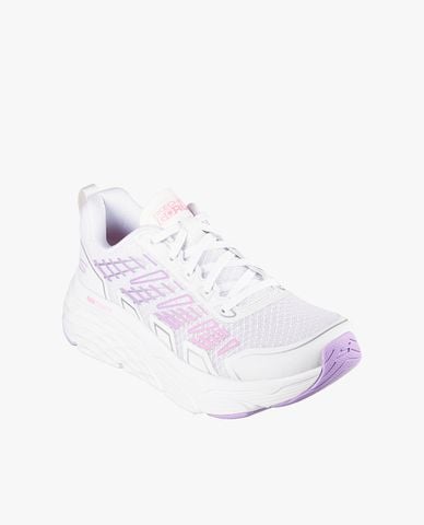  SKECHERS - Giày sneakers nữ cổ thấp Max Cushioning Elite 