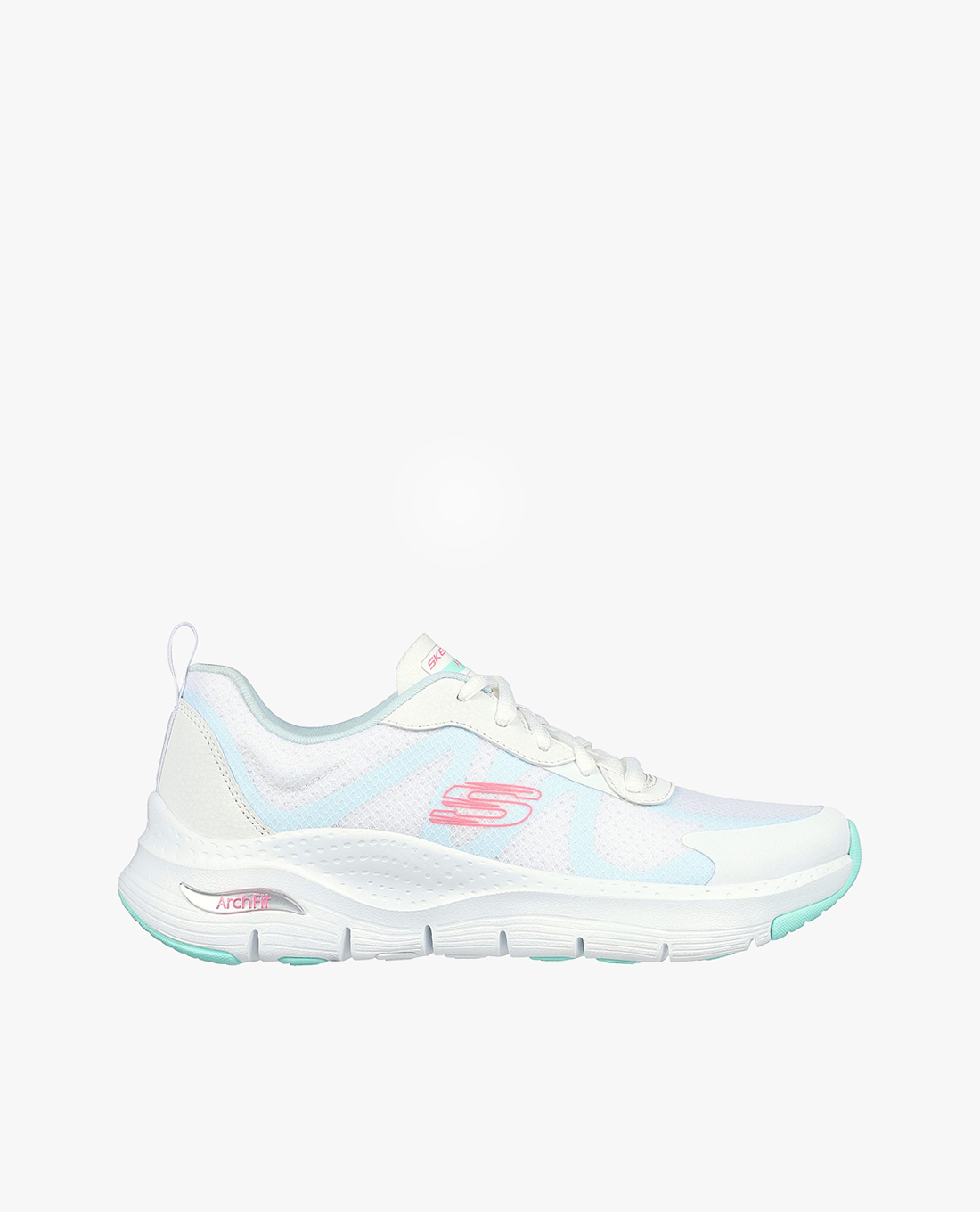 SKECHERS - Giày sneakers nữ cổ thấp Arch Fit