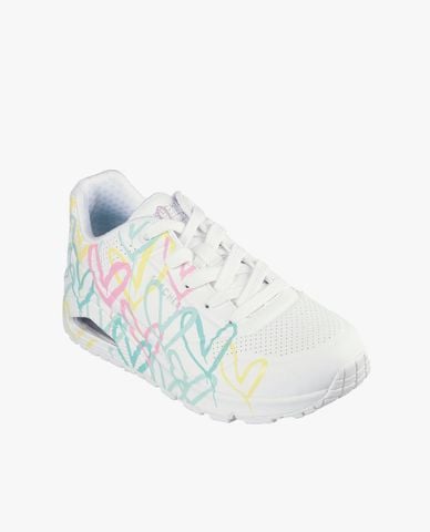  SKECHERS - Giày sneakers nữ cổ thấp Uno x JGoldcrown 