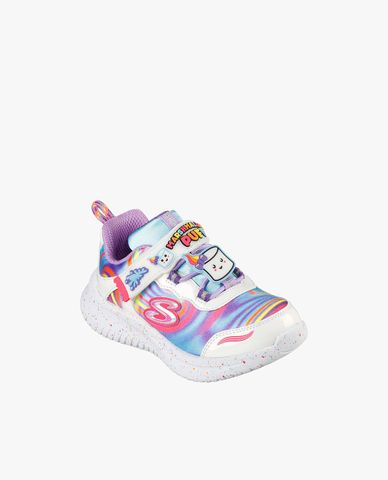  SKECHERS - Giày sneakers bé gái cổ thấp xinh xắn Jumpsters 