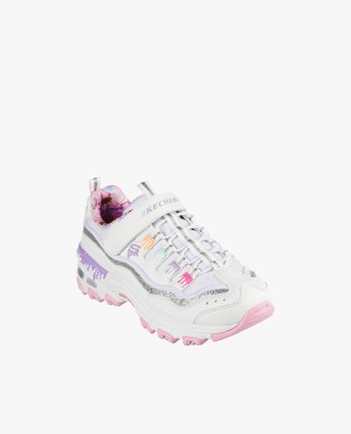  SKECHERS - Giày sneakers bé gái cổ thấp DLites 
