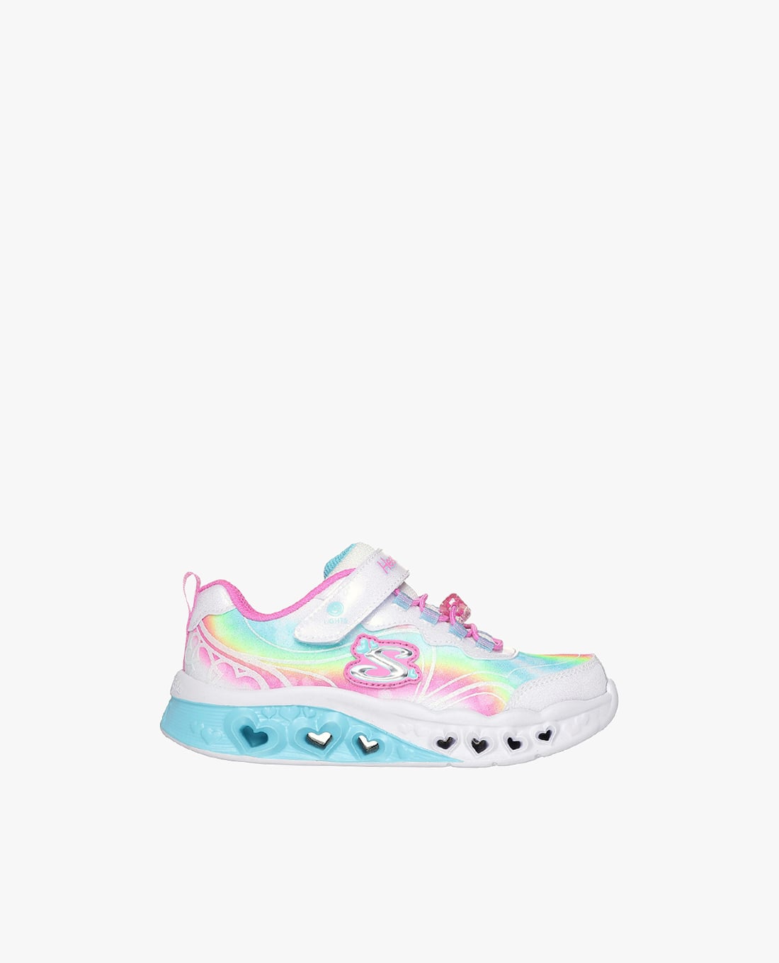 SKECHERS - Giày sneakers bé gái cổ thấp Flutter Heart Lights