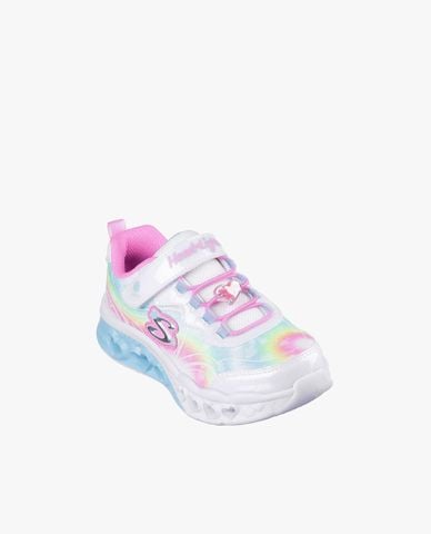  SKECHERS - Giày sneakers bé gái cổ thấp Flutter Heart Lights 