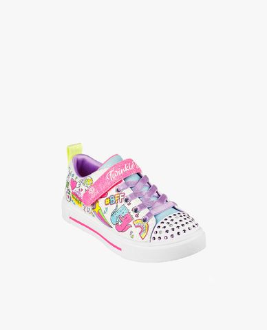  SKECHERS - Giày sneakers bé gái cổ thấp Twinkle Sparks 