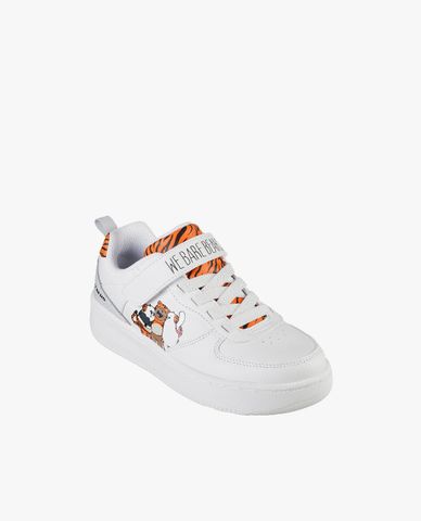  SKECHERS - Giày sneakers bé trai cổ thấp We Bare Bears Sport Court 92 