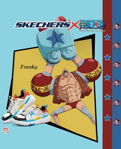  SKECHERS - Giày thể thao nam One Piece Monster 