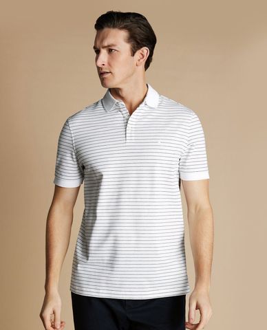  CHARLES TYRWHITT - Áo polo nam cổ bẻ tay ngắn Tyrwhitt Pique 