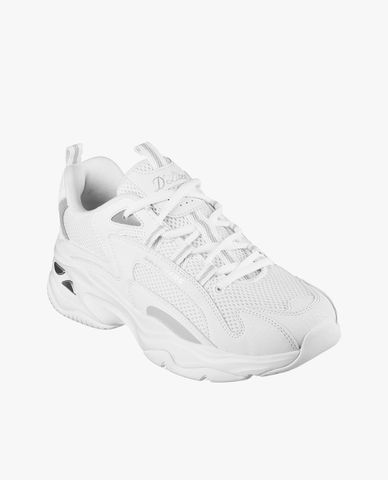  SKECHERS - Giày sneakers nữ cổ thấp thắt dây DLites 4.0 