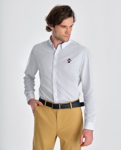  BEVERLY HILLS POLO CLUB - Áo sơ mi nam cổ bẻ tay dài thanh lịch 