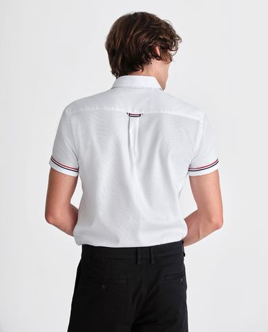  BEVERLY HILLS POLO CLUB - Áo sơ mi nam cổ bẻ tay ngắn trẻ trung 