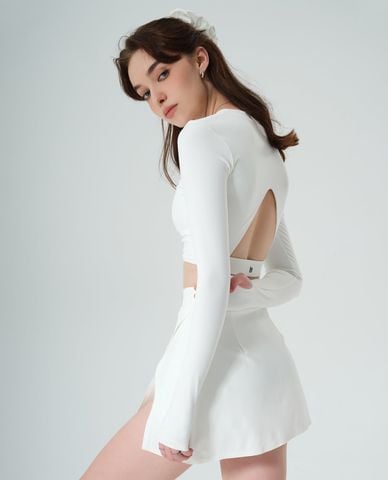  OLABEN - Áo tập luyện nữ phom croptop All Day 