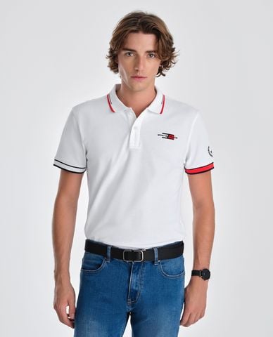  BEVERLY HILLS POLO CLUB - Áo polo nam cổ bẻ tay ngắn thời trang 