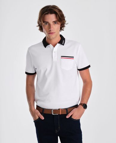  BEVERLY HILLS POLO CLUB - Áo polo nam cổ bẻ tay ngắn thời trang 