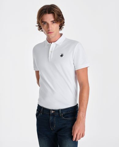  BEVERLY HILLS POLO CLUB - Áo polo nam cổ bẻ tay ngắn trẻ trung 