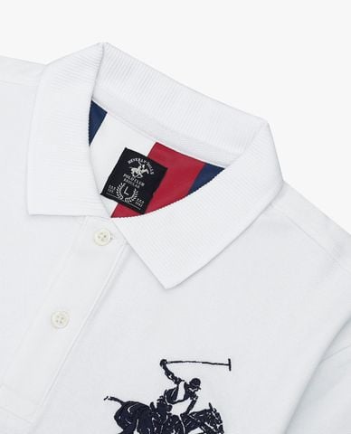  BEVERLY HILLS POLO CLUB - Áo polo nam cổ bẻ tay ngắn thời trang 