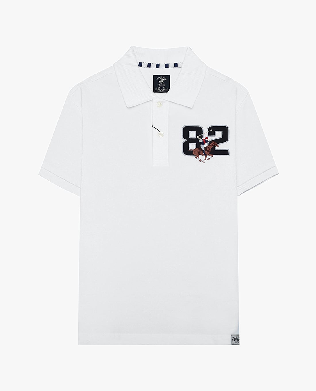 BEVERLY HILLS POLO CLUB - Áo polo nam cổ bẻ tay ngắn thời trang