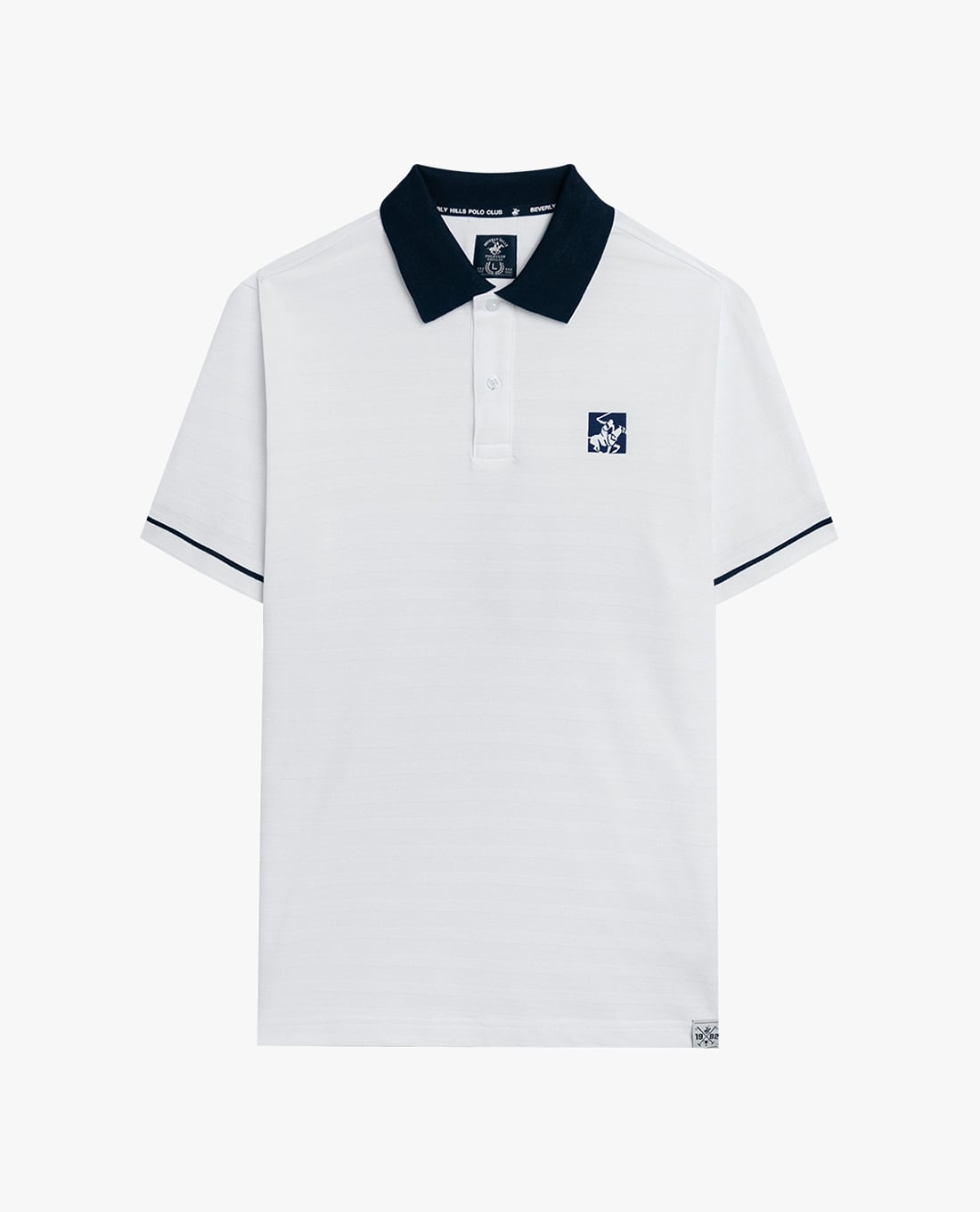 BEVERLY HILLS POLO CLUB - Áo polo nam cổ bẻ tay ngắn hiện đại