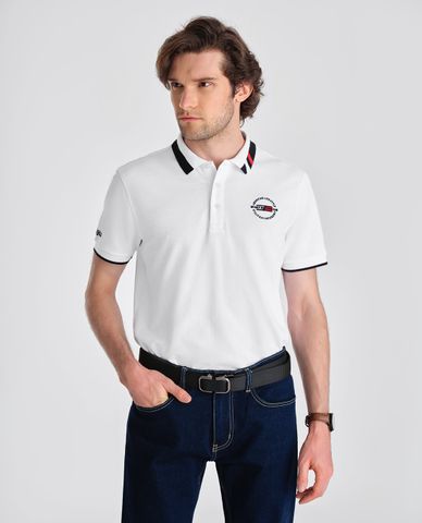  BEVERLY HILLS POLO CLUB - Áo polo nam cổ bẻ tay ngắn hiện đại 