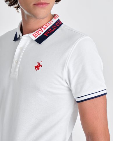  BEVERLY HILLS POLO CLUB - Áo polo nam cổ bẻ tay ngắn thời trang 