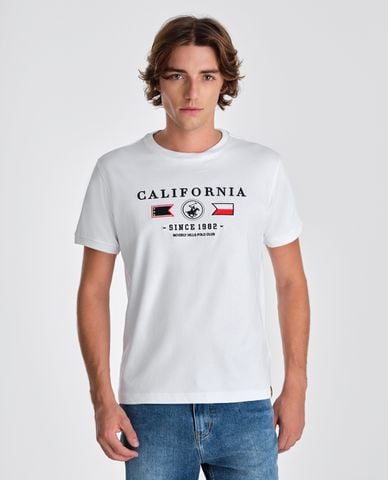  BEVERLY HILLS POLO CLUB - Áo thun nam cổ tròn tay ngắn trẻ trung 