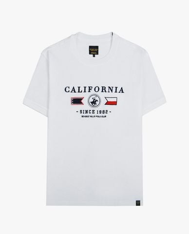  BEVERLY HILLS POLO CLUB - Áo thun nam cổ tròn tay ngắn trẻ trung 