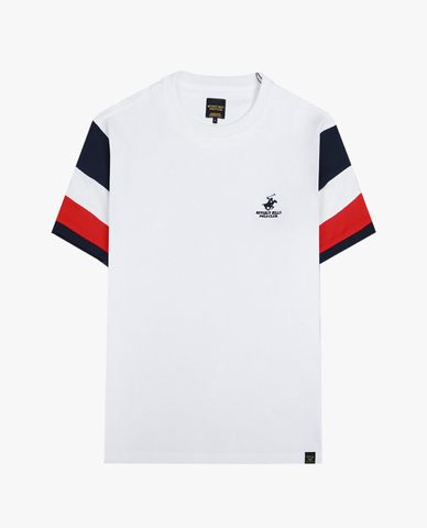  BEVERLY HILLS POLO CLUB - Áo thun nam cổ tròn tay ngắn trẻ trung 