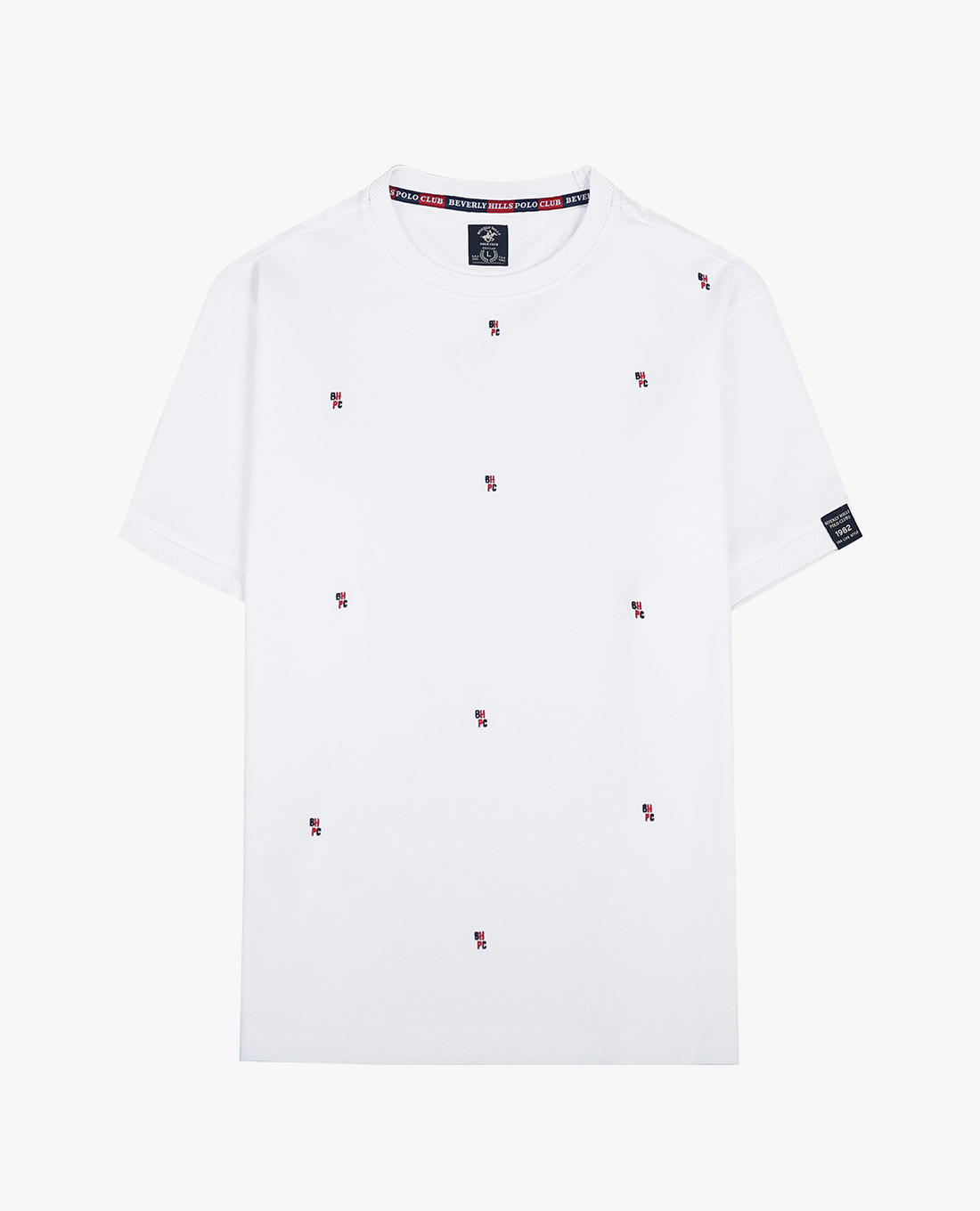 BEVERLY HILLS POLO CLUB - Áo thun nam cổ tròn tay ngắn trẻ trung