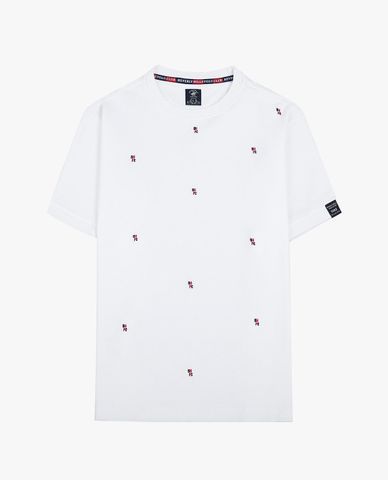  BEVERLY HILLS POLO CLUB - Áo thun nam cổ tròn tay ngắn trẻ trung 