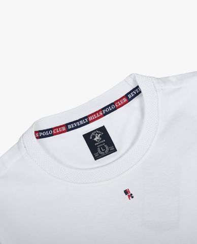  BEVERLY HILLS POLO CLUB - Áo thun nam cổ tròn tay ngắn trẻ trung 