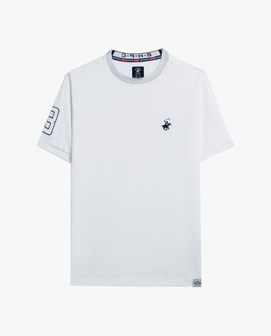  BEVERLY HILLS POLO CLUB - Áo thun nam cổ tròn tay ngắn trẻ trung 