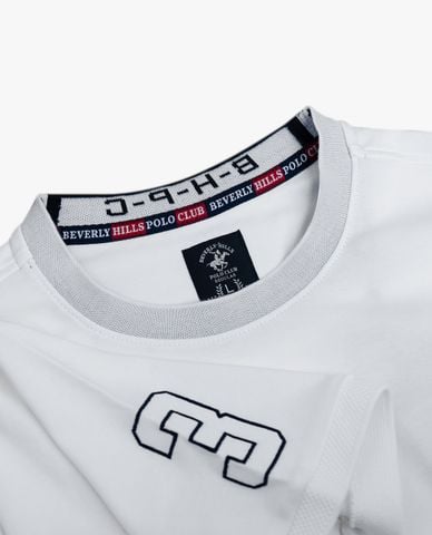  BEVERLY HILLS POLO CLUB - Áo thun nam cổ tròn tay ngắn trẻ trung 