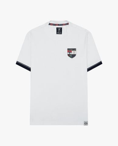  BEVERLY HILLS POLO CLUB - Áo thun nam cổ tròn tay ngắn trẻ trung 