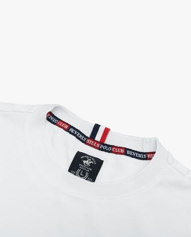  BEVERLY HILLS POLO CLUB - Áo thun nam cổ tròn tay ngắn trẻ trung 
