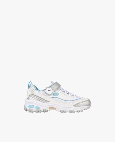  SKECHERS - Giày sneakers bé gái cổ thấp We Bare Bears D Lites 