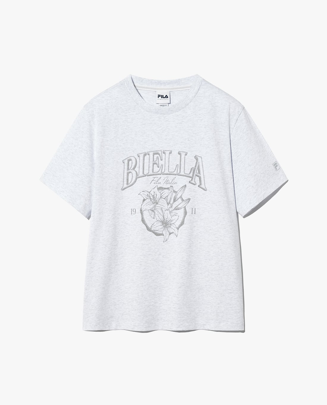 FILA - Áo thun nữ cổ tròn tay ngắn Biella Graphic