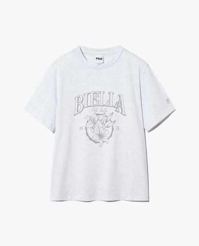  FILA - Áo thun nữ cổ tròn tay ngắn Biella Graphic 