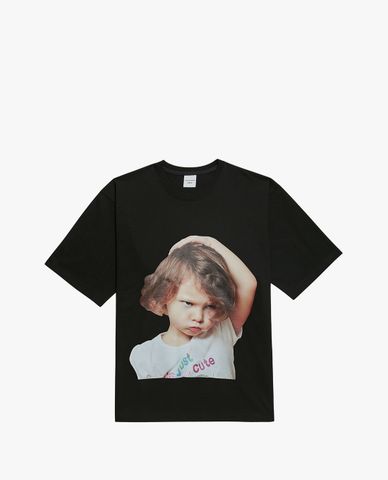  ADLV - Áo thun ngắn tay cổ tròn Baby Face 